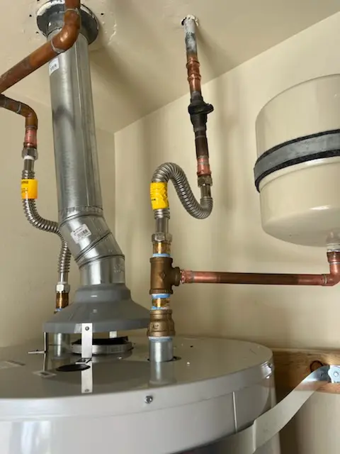 Water heater installation and plumbing repair in West Sacramento